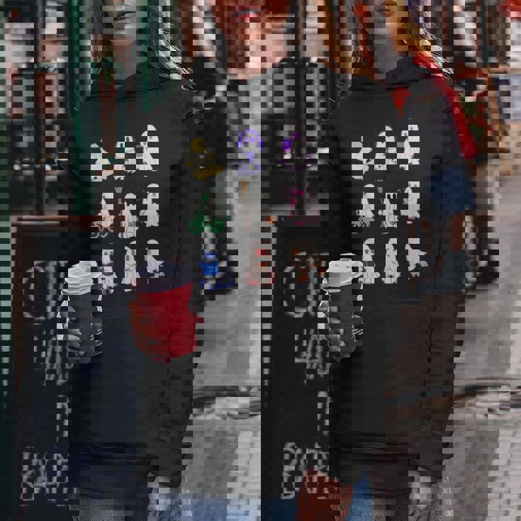 ハロウィンカラフルスペクタクル：9のお化けの魔法の夜 For And Men レディースパーカー 面白い贈り物