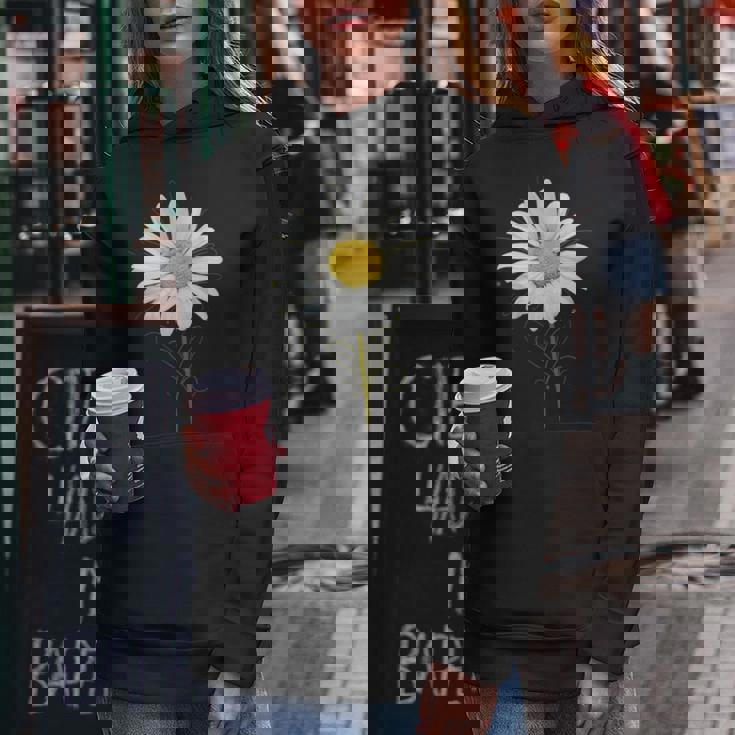 マーガレット ミクストメディア 美しい夏の花 ボタニカルアート レディースパーカー 面白い贈り物