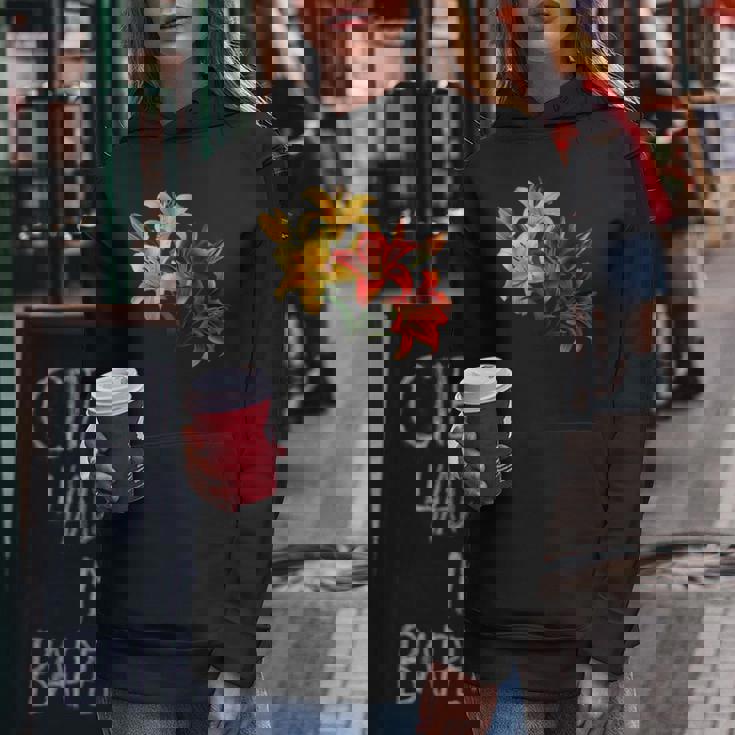 ユリの花 恋人の日 ユリ ホームフラワー ガーデンデザイン レディースパーカー 面白い贈り物