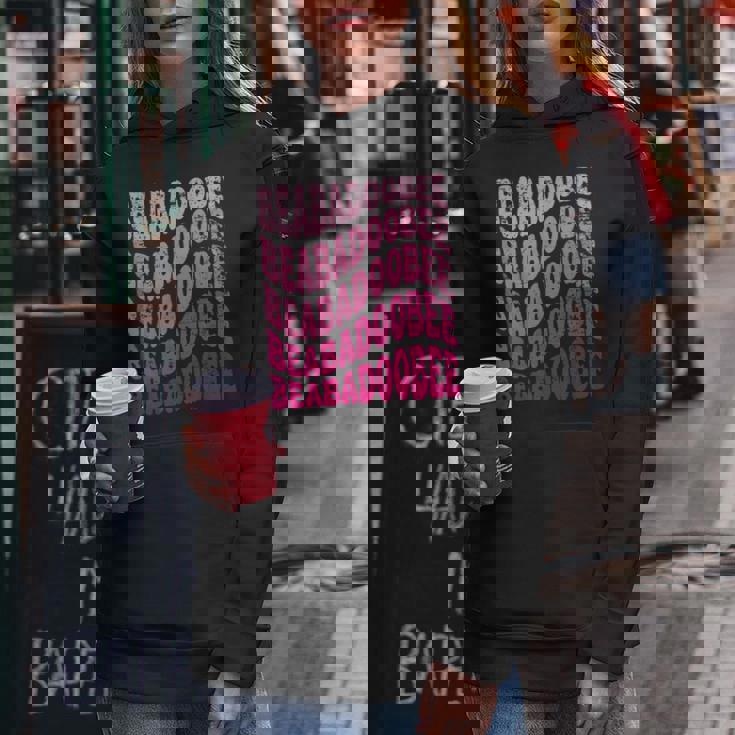 レトロ Beabadoobee 名前 パーソナライズ Beabadoobee レディースパーカー 面白い贈り物