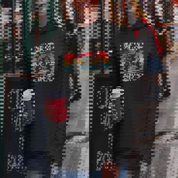 レトロ ゲーム レベル50 コンプリート 誕生日 ギフト 50歳の誕生日プレゼント女性男性ヴィンテージ レディースパーカー 面白い贈り物