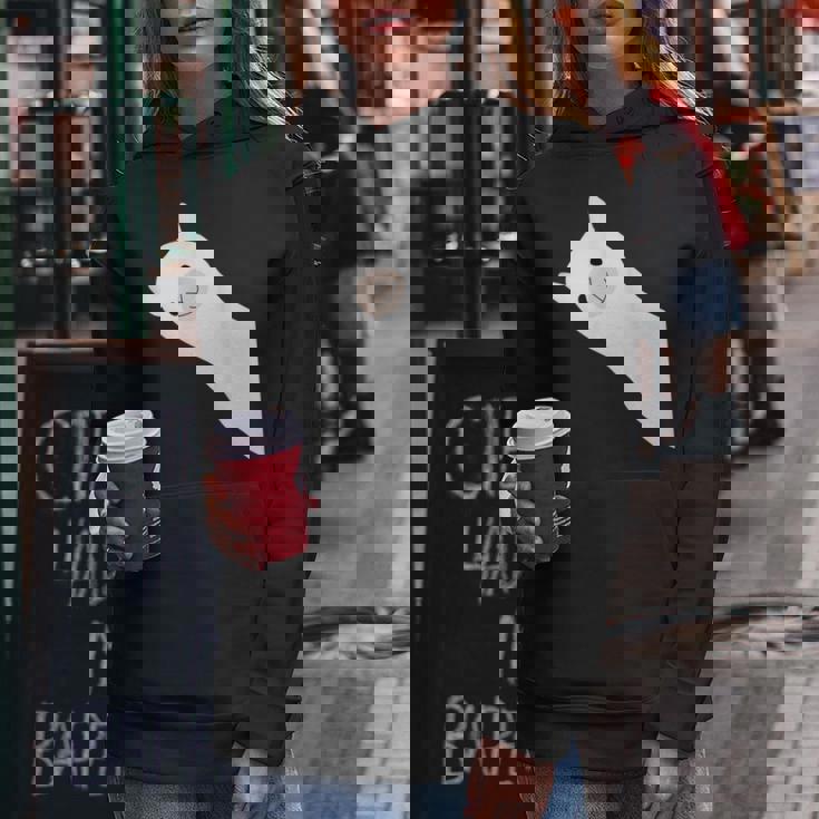 レトロ、ラマ、アルパカのデザイン。男性、女性、子供用。 レディースパーカー 面白い贈り物