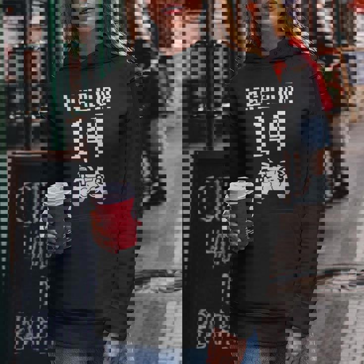 レベルアップ 14歳 誕生日プレゼント 男の子 女の子 レディースパーカー 面白い贈り物