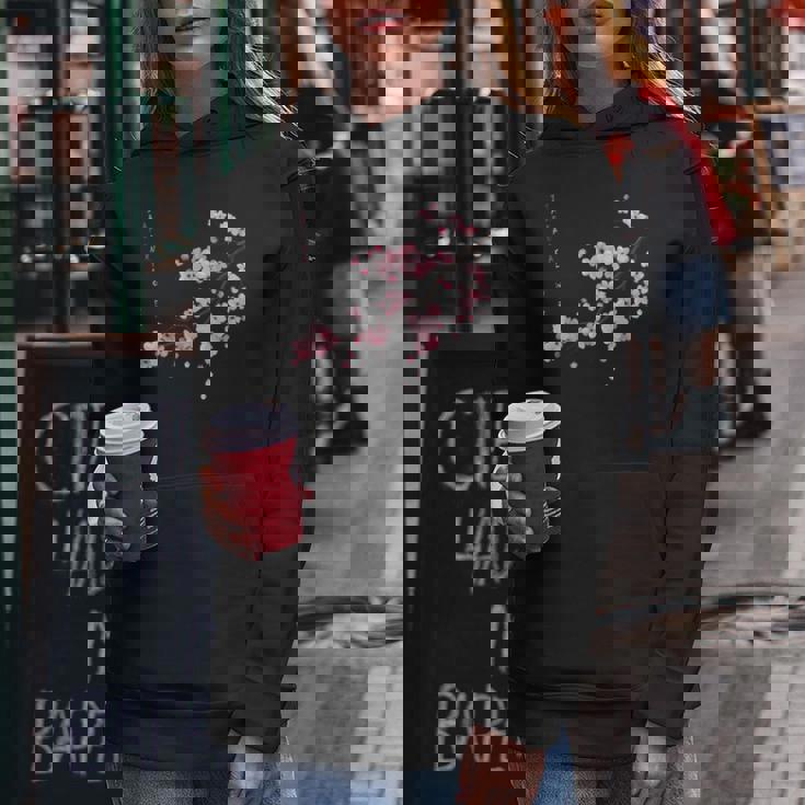 ヴィンテージ桜 日本の桜の花グラフィカルアート レディースパーカー 面白い贈り物