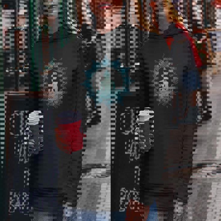 仏 瞑想 チャクラ 蓮の花 仏教 ヨガ レディースパーカー 面白い贈り物