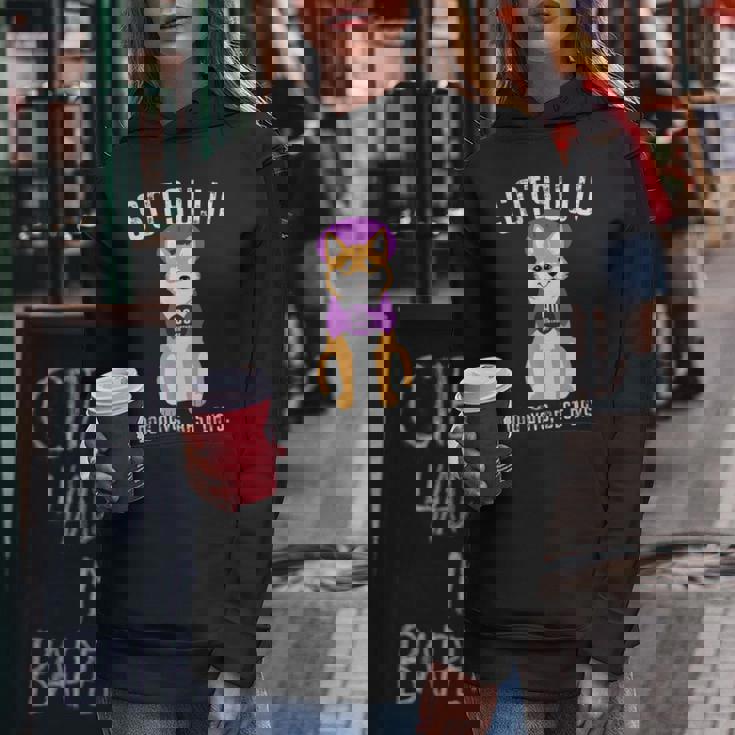 卒寿祝い 犬 柴犬 ちゃんちゃんこ 男性 女性 犬好き 90歳 Dog Days Best Days レディースパーカー 面白い贈り物