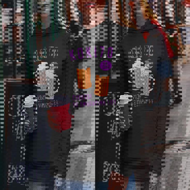 古希祝い ビール好き 酒好き 父 母 男性 女性 70歳お祝い Cheers To Embracing Life レディースパーカー 面白い贈り物