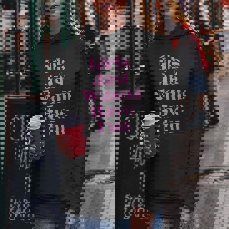 女の子はただ楽しみたいだけ レディースパーカー 面白い贈り物