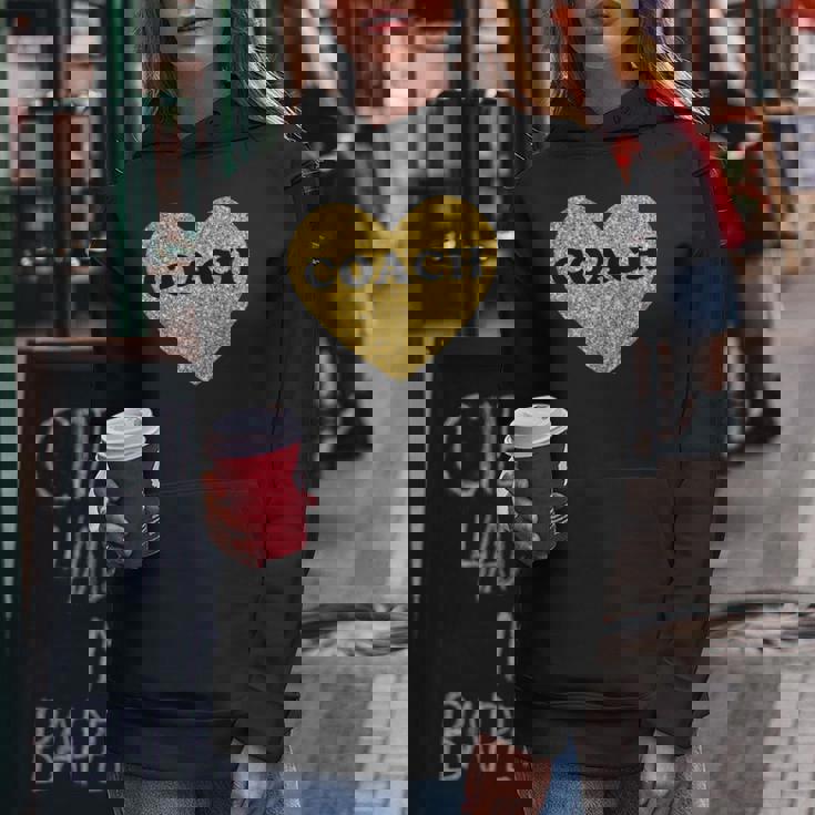 女性用および男性用コーチハートスポーツコーチ レディースパーカー 面白い贈り物