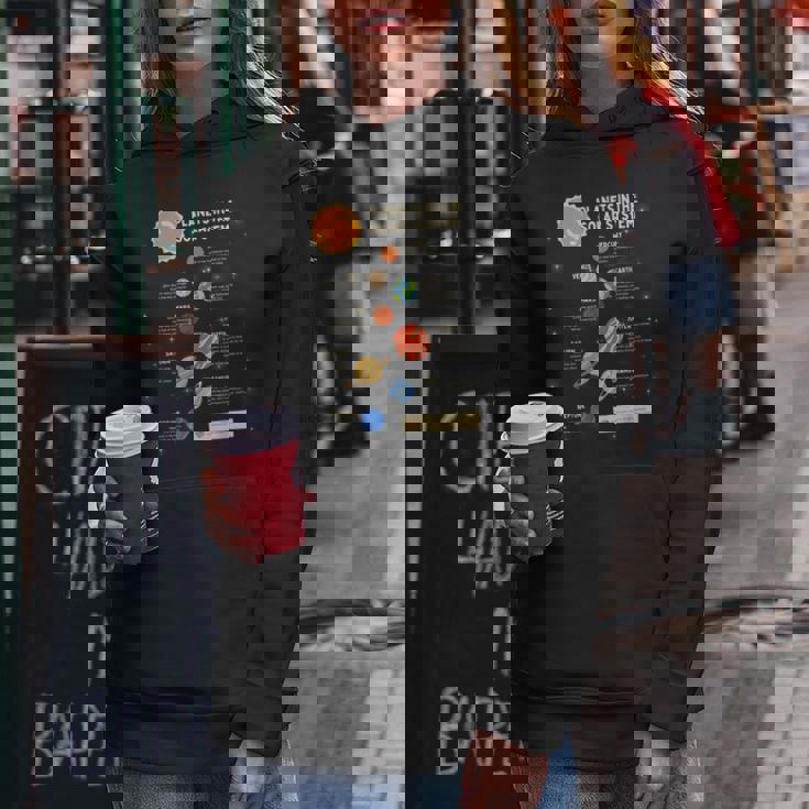 惑星 太陽系 宇宙 科学 男の子 女の子 キッズ レディースパーカー 面白い贈り物