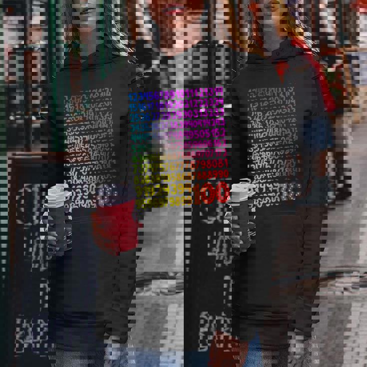 数字の日 100 数字の日 キッズコスチューム 算数の日 女の子 男の子 レディースパーカー 面白い贈り物