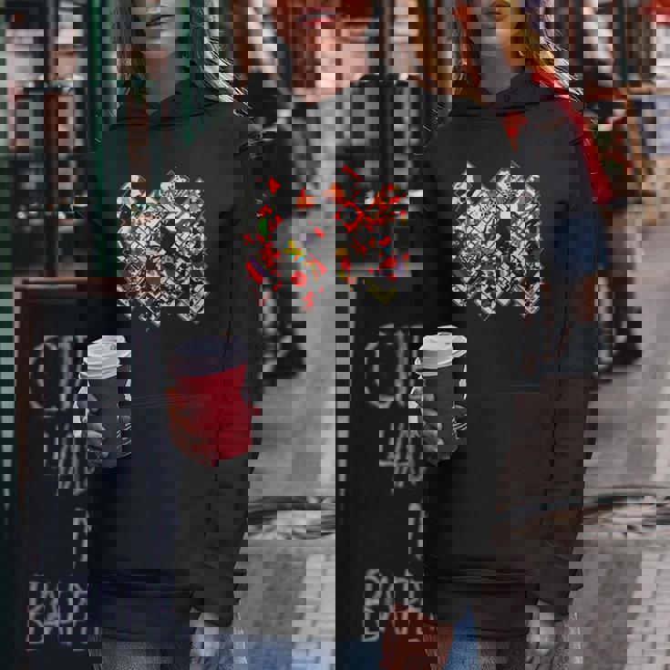 日本の伝統工芸品 花札 男性 女性 レディースパーカー 面白い贈り物