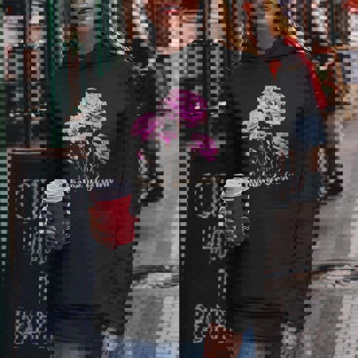 母の日 カーネーション 花 きれい ありがとう お母さん レディースパーカー 面白い贈り物