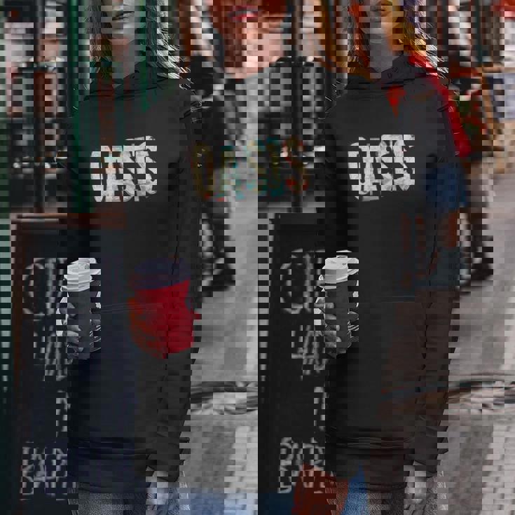 男性と女性のための素敵なオアシスステートメント。 長袖tシャツ レディースパーカー 面白い贈り物