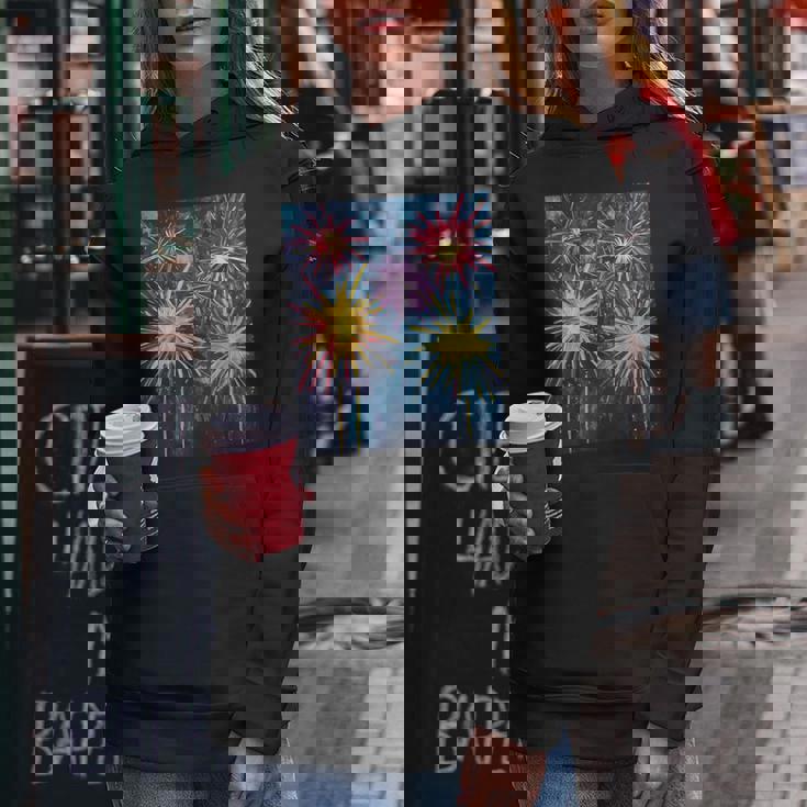 祭りのための花火ショー レディースパーカー 面白い贈り物