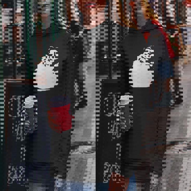 肉まんとパンダ かわいい チャイナ Pork Bunpanda レディースパーカー 面白い贈り物