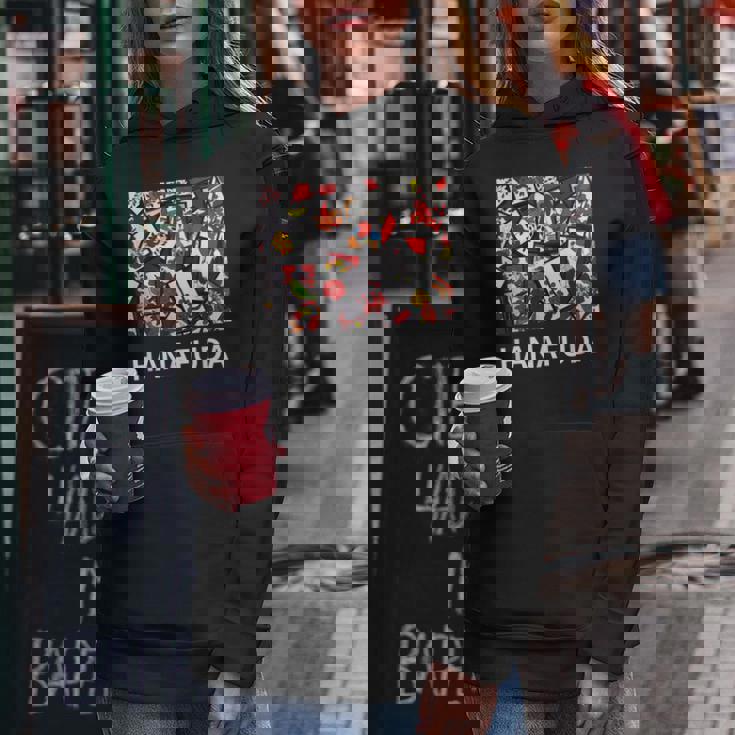 花札tシャツ 日本 カードゲーム レディースパーカー 面白い贈り物