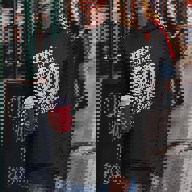 還暦祝い 旅行好き 父 母 男性 女性 60歳 レトロ おしゃれ 文字デザイン Born To Travel レディースパーカー 面白い贈り物