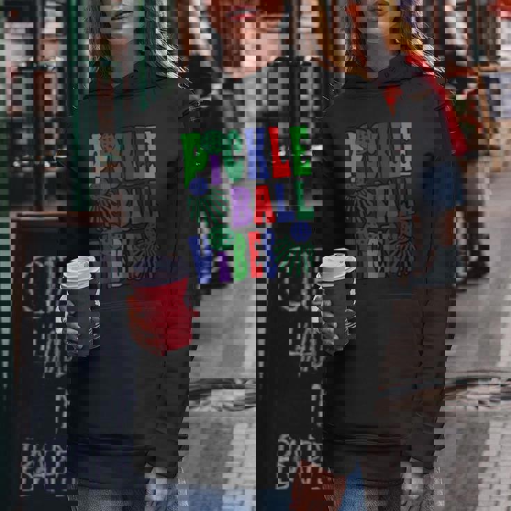 面白いスポーツデザイン女性男性ピックルボール レディースパーカー 面白い贈り物