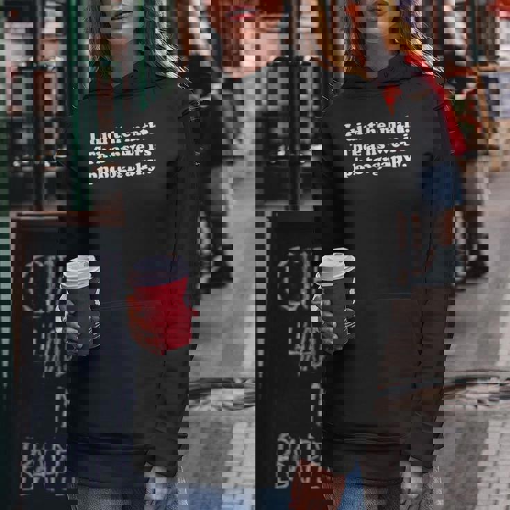 面白い写真や写真家、女の子、男の子、男性、女性。 レディースパーカー 面白い贈り物