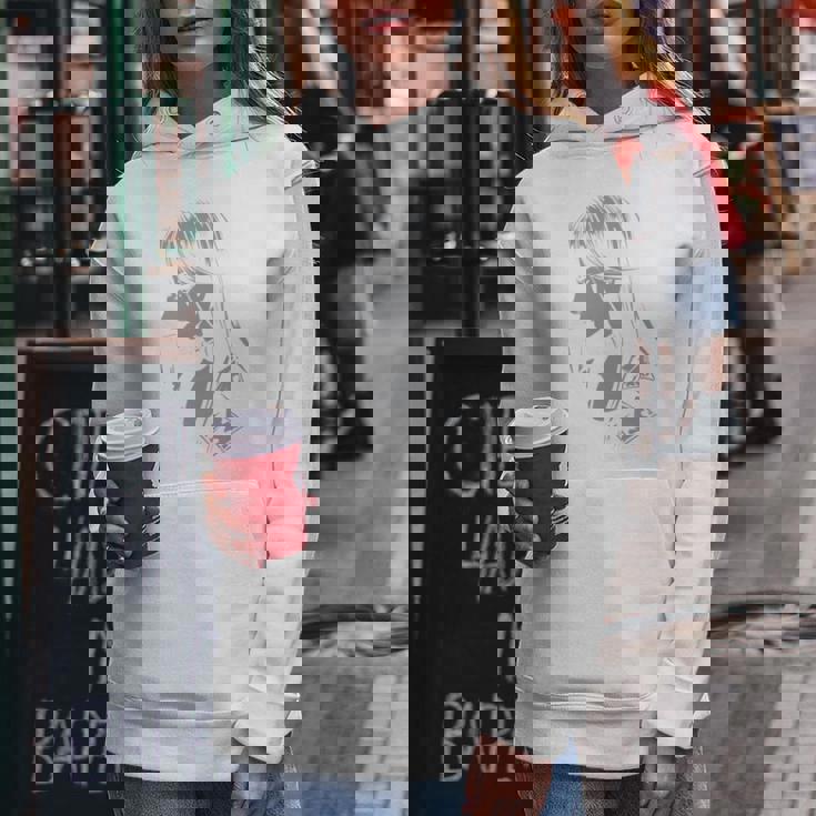 Anime Horror Girl Aestheticoft Grunge Waifu Japanese Otaku 長袖tシャツ レディースパーカー 面白い贈り物