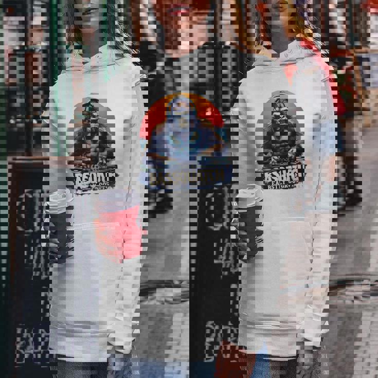 Bassquatch – Groovyasquatch Djデザイン 音楽愛好家向け レディースパーカー 面白い贈り物