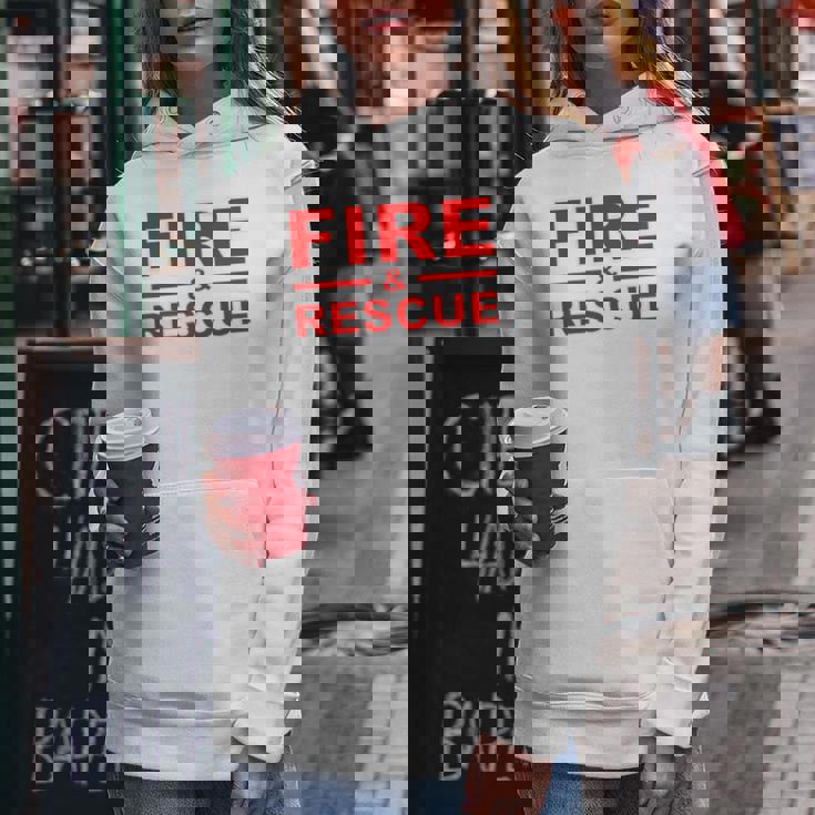 Fire Rescue 消防士 消防士 キッズ 若者 大人 男の子 女の子 レディースパーカー 面白い贈り物