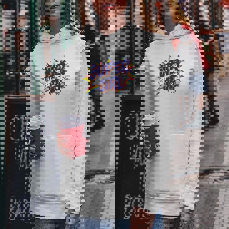 Girl Comicuper Retro Cool 長袖tシャツ レディースパーカー 面白い贈り物