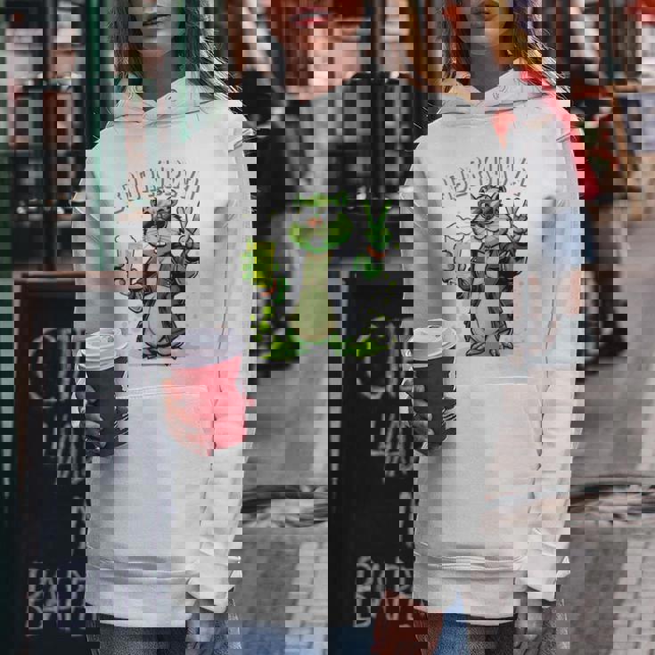 Groovy Polska Piwo Bobr Meme Bóbr Bober Kurwa Yes Pierdole 長袖tシャツ レディースパーカー 面白い贈り物