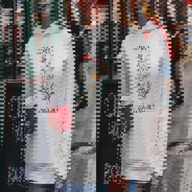 It Is Well With Myoul Christian 花柄 引用 クリスチャン 長袖tシャツ レディースパーカー 面白い贈り物