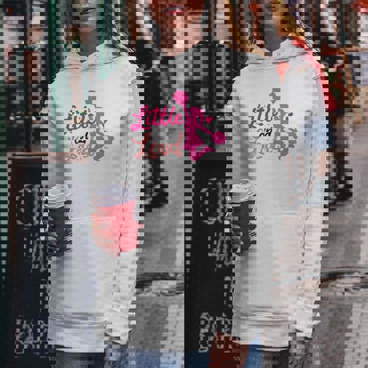 Little And Loud チアリーダー コスチューム チアリーディング 女の子 レディースパーカー 面白い贈り物