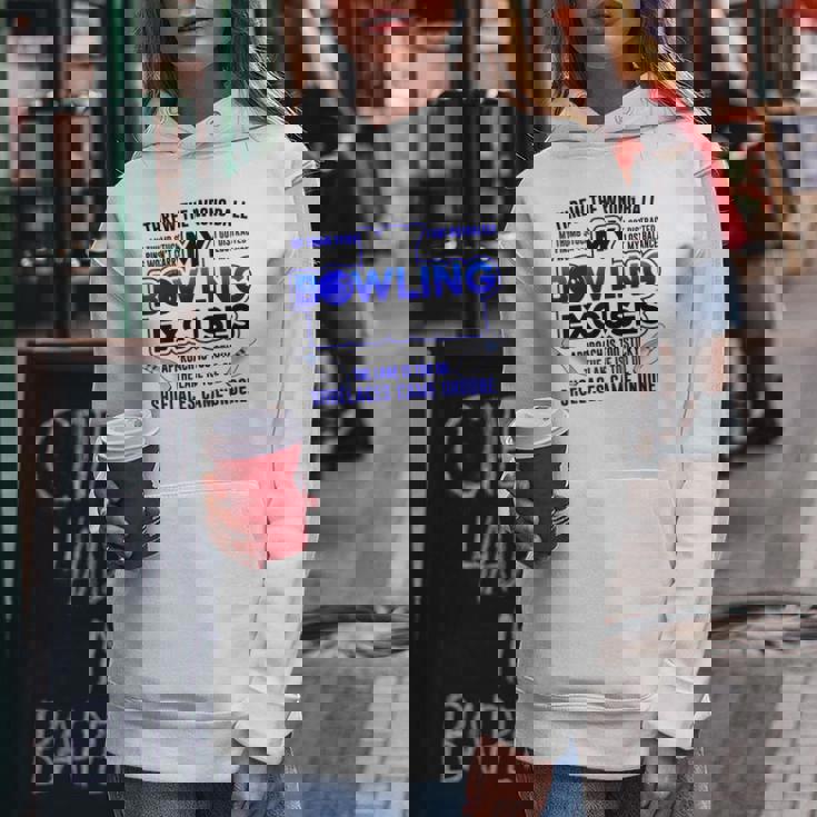 My Bowling 言い訳 おもしろボーリングギフト レディースパーカー 面白い贈り物