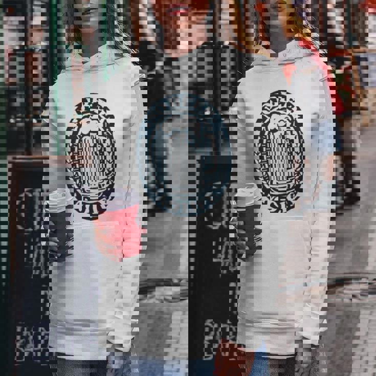 No Beer No Life ヴィンテージ飲料 ビール愛好家向け 左胸 レディースパーカー 面白い贈り物