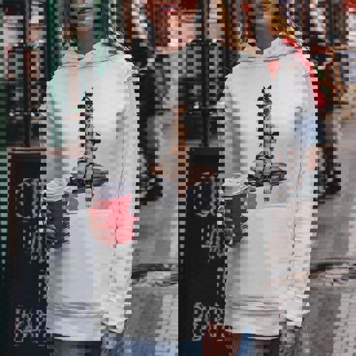 Sexy Girl グラフィックtシャツ セクシー「バッドキティ」ピンナップガール カットアウト。 レディースパーカー 面白い贈り物