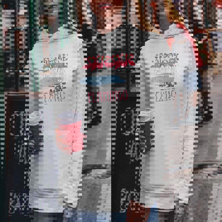 Team Flamingo キュート フラミンゴシャツ 素晴らしい夏用シャツ レディースパーカー 面白い贈り物