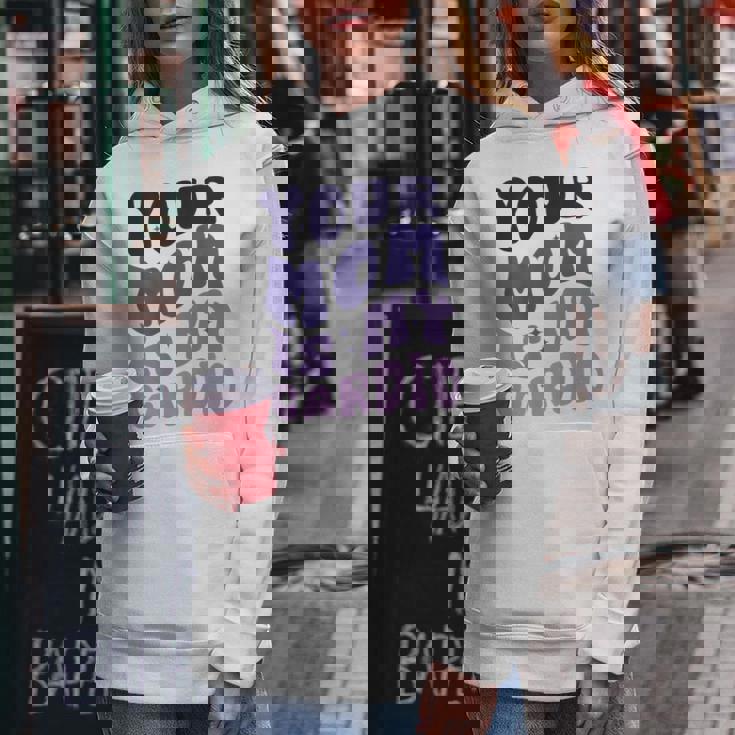 Your Mom Is My Cardio On Back 母の日 レディース メンズ レディースパーカー 面白い贈り物