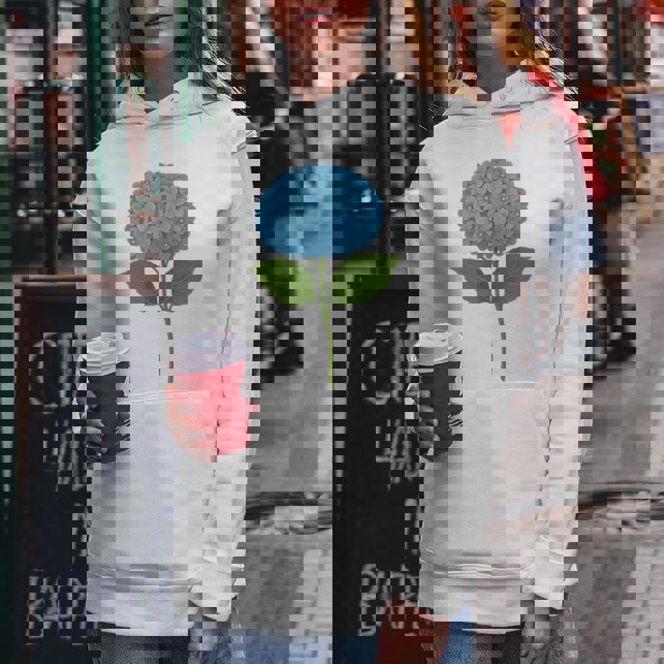 【花の花】あじさい美、花好き、自然 レディースパーカー 面白い贈り物