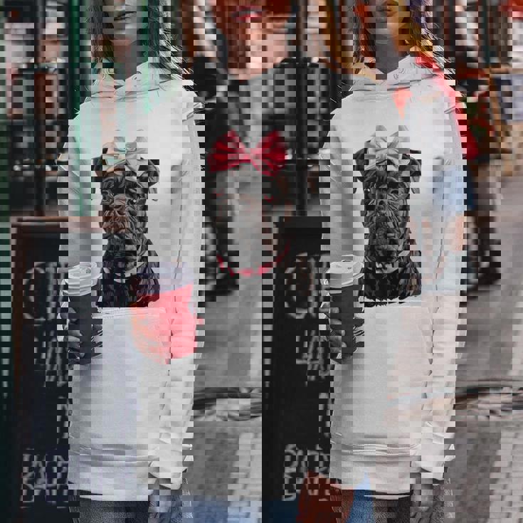 コケット ボウケーン コルソ 犬 ママ ピンクリボン 女の子 レディースパーカー 面白い贈り物