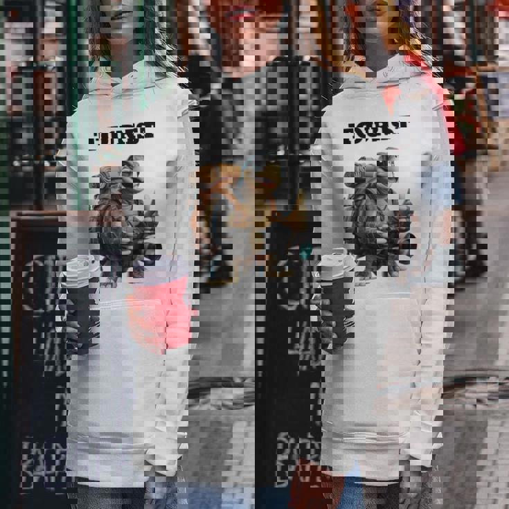 ツーリスト ウミガメ 家族 男性 女性 男の子 女の子 キッズ 大人 長袖tシャツ レディースパーカー 面白い贈り物