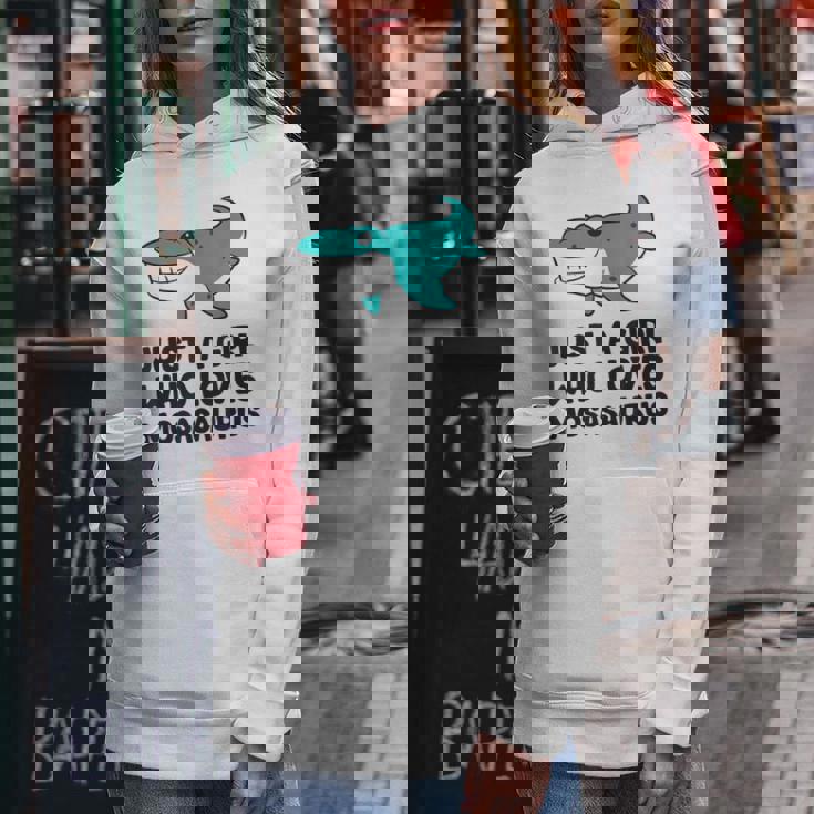 モササウルスが好きな女の子だけ レディースパーカー 面白い贈り物