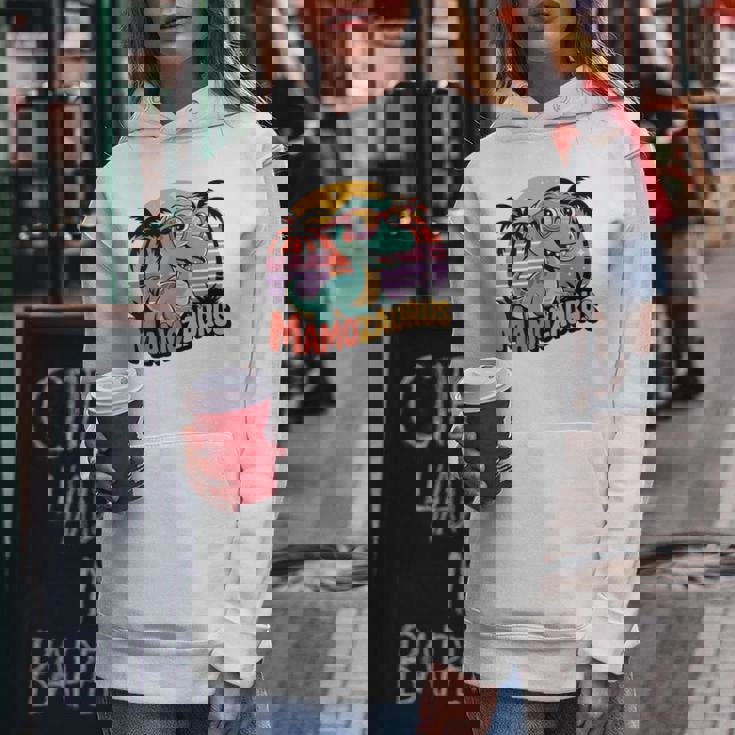 レトロマモザウルス恐竜ギフト ポーランドのお母さん Trexポーランド レディースパーカー 面白い贈り物