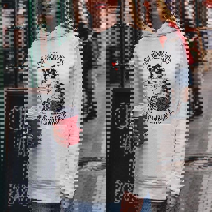 猫が大好きな女の子とボバティーラグドール猫好き レディースパーカー 面白い贈り物