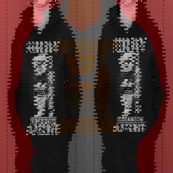 1985年2月40歳の誕生日男性と女性のための素晴らしいテディベア。 レディースパーカー