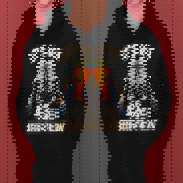 43歳の誕生日プレゼントのアイデアbeerthdayビール レディースパーカー