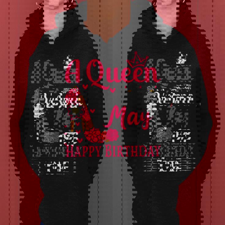 47歳の誕生日 ハイヒール A Queen Was Born In 5月 1978 レディースパーカー