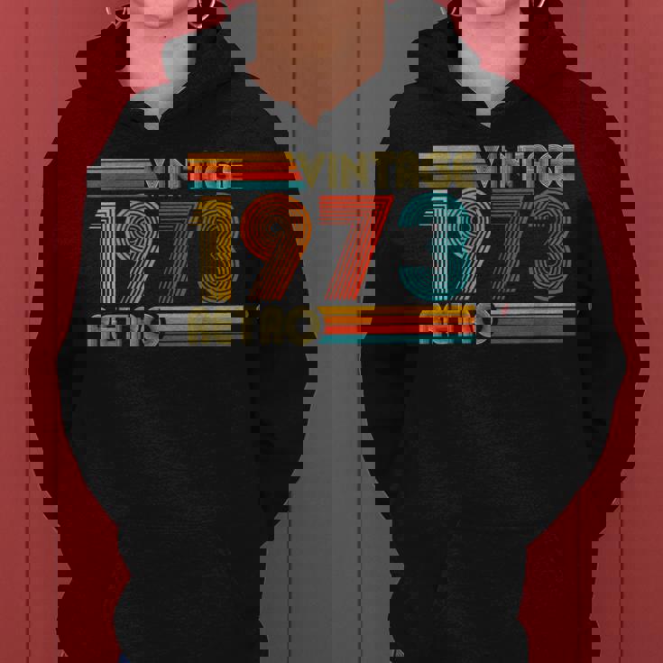 52歳の誕生日プレゼント 52歳 男性 女性 レトロ ヴィンテージ 1973 レディースパーカー