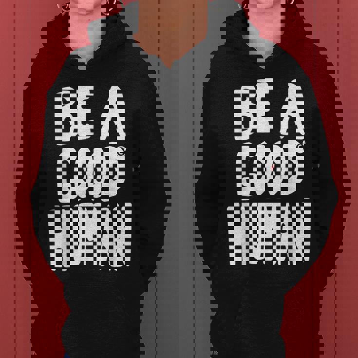 Be A Good Human 引用句 レディースパーカー