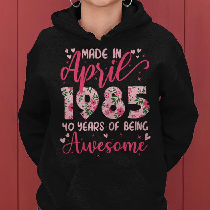 Avril 1985 Cool Cadeau Anniversaire 40 Ans Pour S Sweat à capuche femme ...