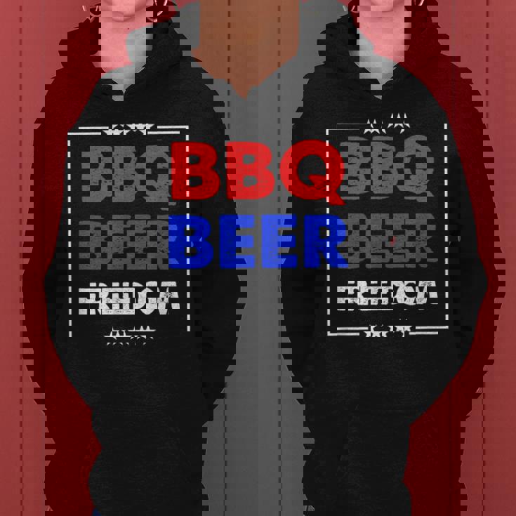 Bbq Beer Freedom シャツ レディースパーカー