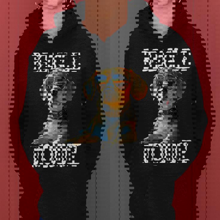 Beagle Mommyビーグル ママ フンデ ママについてつぶやく イングリッシュ・ビーグル ママ レディースパーカー